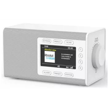 Soundmaster radio DAB+ avec Bluetooth écran couleur 4,3 pouces DAB900WE blanche