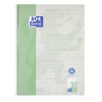 Bloc de collège Oxford A4+ 80 feuilles 90 g/m² quadrillé bleu 4 trous