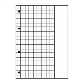 Bloc de correspondance Oxford DIN A4 ligné réglure 22, 80 feuilles, 90 g/m², blanc