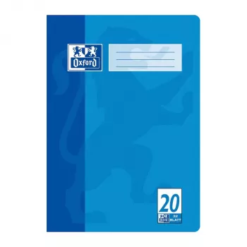 Cahier scolaire Oxford A4 32 feuilles réglure 20 vierge avec marge