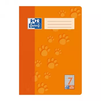 Cahier scolaire Oxford A4 16 feuilles réglure 7 quadrillé