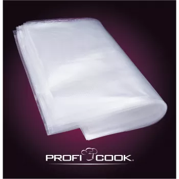 Kit de sachets sous vide ProfiCook PC-VK 1015 pour machine sous vide - transparent, 50 sachets 22x30 cm