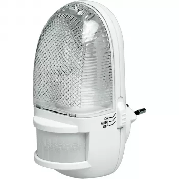 Veilleuse REV avec détecteur de mouvement, LED, 1,5 W, 100 lm, blanc chaud, capteur PIR, blanche