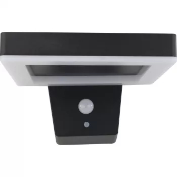 REV Applique solaire LED carrée noire
