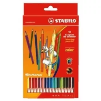 Crayons de couleur STABILO Color - 18 pièces