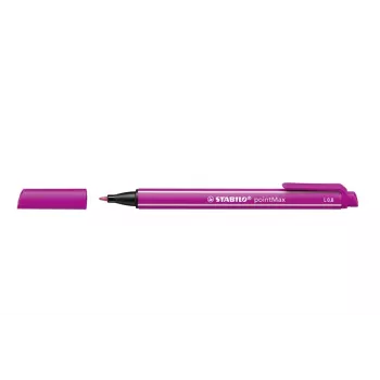 Feutre STABILO pointMAX - Rose - Medium - 0,8 mm - Encre à base d'eau - Pointe fibre nylon