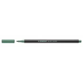 STABILO Pen 68 Metallic feutre - vert métallisé - 1 pièce
