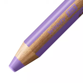 STABILO Woody 3 in 1 crayon multi-talents violet