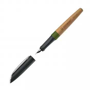 STABILO Climate Neutral stylo-plume Grow - vert mousse/chêne