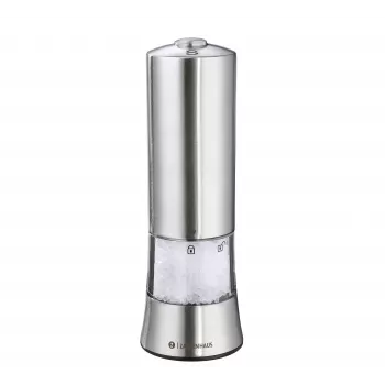 Moulin à sel électrique ZASSENHAUS Gera, 18 cm, acier inoxydable