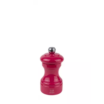 Moulin à poivre Peugeot Saveurs Bistro 10 cm bois laqué rose bonbon