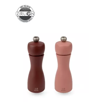 Ensemble de moulins à sel et à poivre Peugeot Tahiti 2 pièces 15 cm chocolat