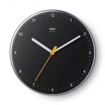 Braun BC 26 B-DCF Horloge murale radio-pilotée noire