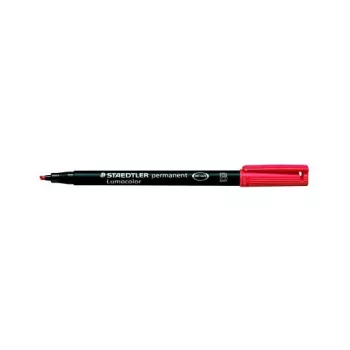 STAEDTLER 314-2 Lumocolor Marqueur permanent rouge noir rouge 2,5 mm 1 pièce