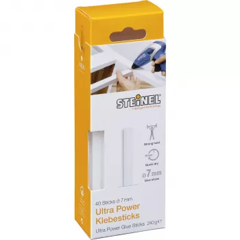 Bâtons de colle chaude STEINEL 1x40 Ultra Power 7 mm 100 mm transparent