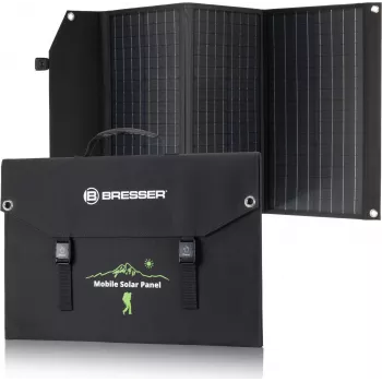BRESSER Panneau solaire mobile 90W avec sortie USB et DC