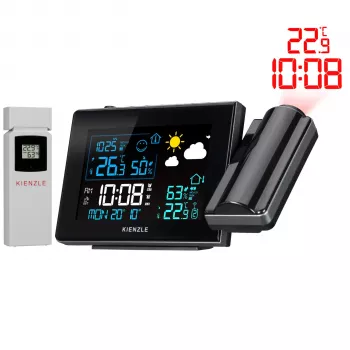 KIENZLE Station météo radio-pilotée avec projection murale (14993)