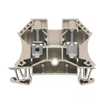 Borne de passage Weidmüller WDU 10, raccordement à vis, 10 mm², 57 A, beige, 50 pièces