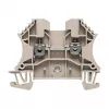Weidmüller borne de passage, série W, 2,5 mm², 24 A, 800 V, beige, raccordement à vis, montage sur rail DIN, 100 pièces
