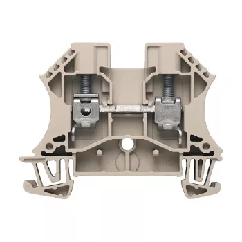 Weidmüller borne de passage, raccordement à vis, 800 V, 41 A, 6 mm², beige, 100 pièces