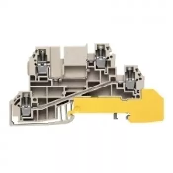 Weidmüller borne de passage, beige, 2,5 mm², 24 A, raccordement à vis, 50 pièces