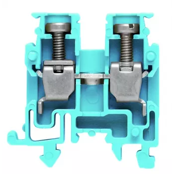 Weidmüller borne de passage AKZ 2.5 BL, bleu, raccordement à vis, 2,5 mm², 800 V, 24 A