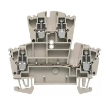 Weidmüller borne de passage, 2,5 mm², raccordement à vis, bleu, rail DIN