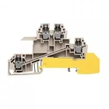 Weidmüller borne de passage, raccordement à vis, 2,5 mm², 24 A, 800 V, beige, 50 pièces