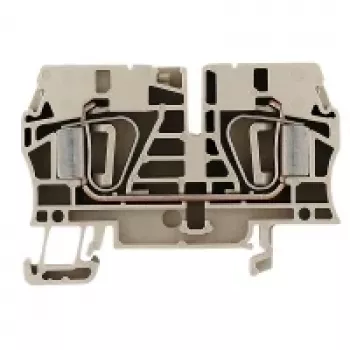 Bornier de passage Weidmüller ZDU 6, raccordement à ressort, 6 mm², beige, 50 pièces