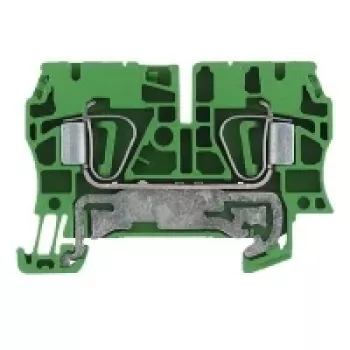 Weidmüller ZPE 4 borne de terre, 4 mm², raccordement à ressort, vert/jaune, 100 pièces