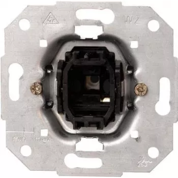 HEINRICH KOPP mécanisme d'interrupteur de série 10A 250V noir métallique IP20