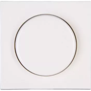 HEINRICH KOPP cache de variateur pour variateur à bouton-poussoir HK07 (IP20, fixation à clips) - blanc pur