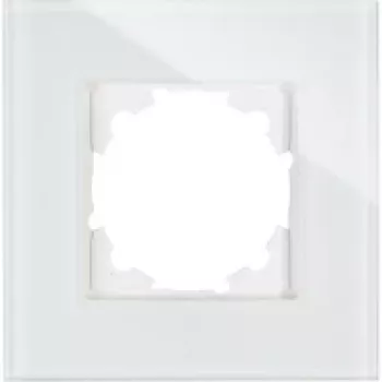 HEINRICH KOPP cadre de recouvrement 1 poste ATHENIS blanc brillant 405302008
