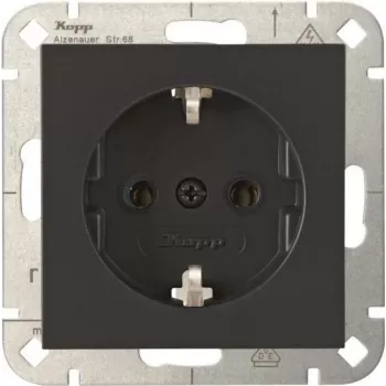 HEINRICH KOPP bloc prise Schuko HK 07 anthracite 949315006