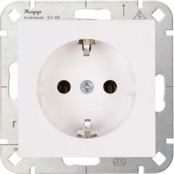 Heinrich Kopp HK07 prise Schuko blanc pur 949329007