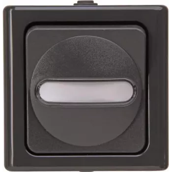 Heinrich Kopp interrupteur à bascule anthracite 1 poste en saillie IP44 BlueElectric avec voyant lumineux