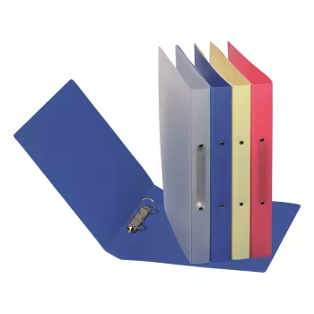 PAGNA Classeur à anneaux A4 25 mm PP mécanisme 2 anneaux vert citron