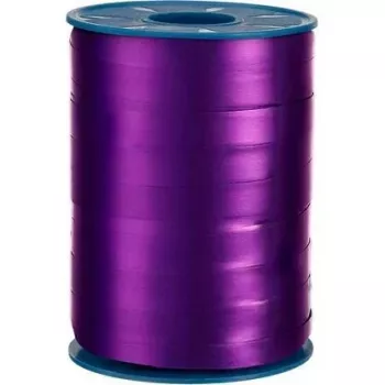C.E. PATTBERG MEXICO ruban cadeau, face enduite brillante, dos mat, violet, 10 mm x 250 m