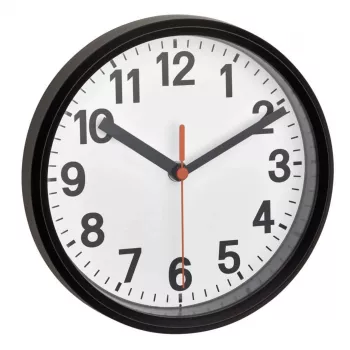 TFA 60.3538.01 horloge murale radio-pilotée analogique noir/blanc
