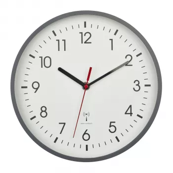 TFA Dostmann 60.3550.10 horloge murale radio-pilotée 24,5 cm x 4,2 cm gris