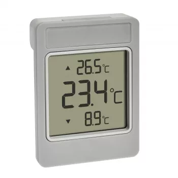 TFA WINDOO thermomètre de fenêtre numérique argent (30.1067.15)