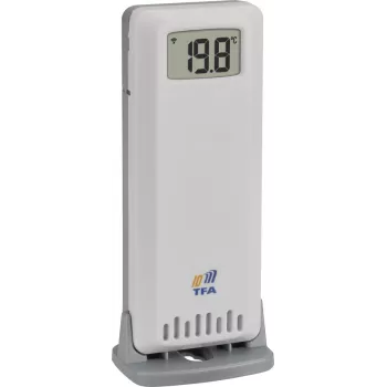 TFA 30.3901.02 ID-A5 sonde de température blanc sans fil 868 MHz thermosonde