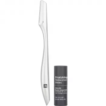 Rasoir pour poils du visage ZWILLING avec lame double - Rasoir de sûreté en acier inoxydable