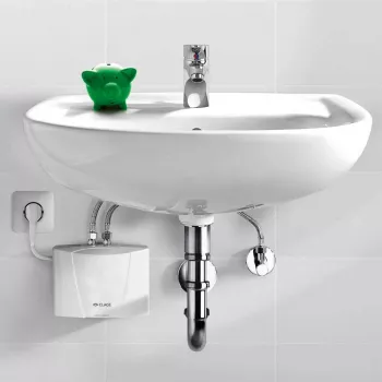 CLAGE Chauffe-eau instantané sous évier 3,5 kW prêt à brancher 230 V avec mitigeur monocommande