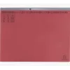 Exacompta 370203B Chemise à sangle - Carton - Rouge - 320 g/m² - 265 x 316 mm - A4