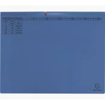 Exacompta 370307B Chemise à sangle classique - Carton - Bleu - 320 g/m² - 265 mm - 316 mm