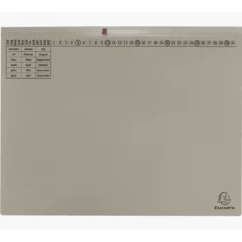 Exacompta 370310B - Chemise à sangle classique - Carton - Gris - 320 g/m² - 265 x 316 mm - A4