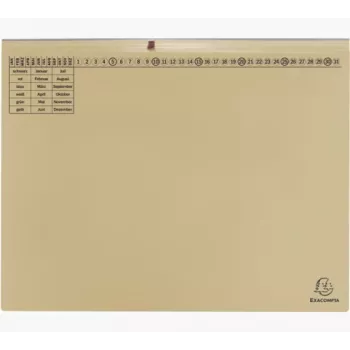 Exacompta 370422B Chemise à sangle classique - Carton - 320 g/m² - 265 mm - 316 mm - 1 pièce
