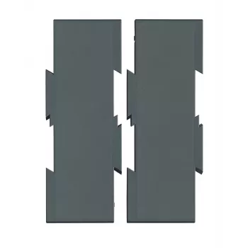 Plaque d'extension STYRO pour bras pivotants noire