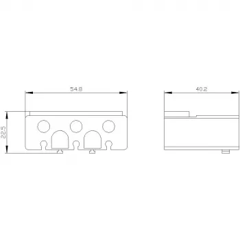 Siemens SIRIUS 3RT2 cache-bornes pour bornes à cadre 3 pôles 3RT29364EA2